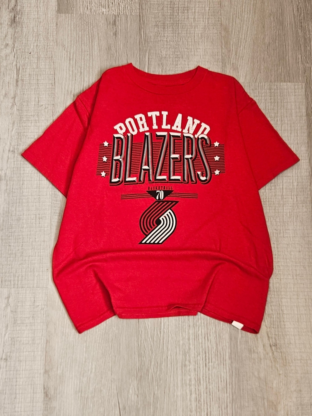Portland Trail Blazers Kids Red Graphic T-Shirt